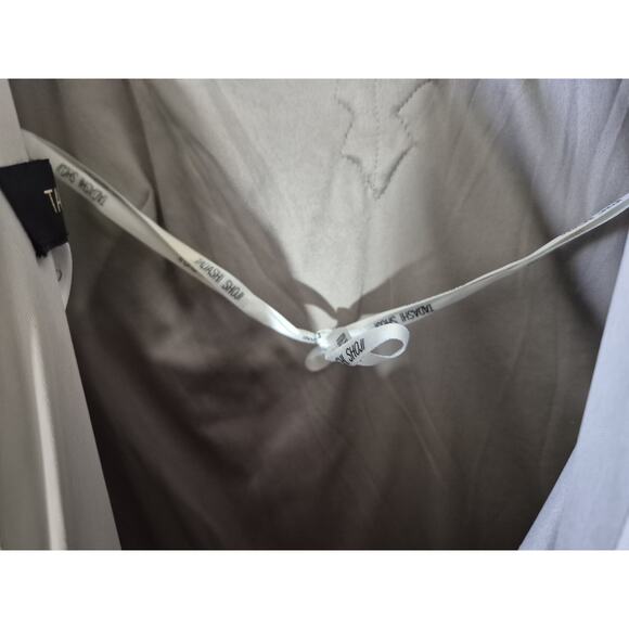 Tadashi Shoji Womens Sequin Lace Tan Wedding Party Evening Maxi Gown US 12 - Picture 9 of 9